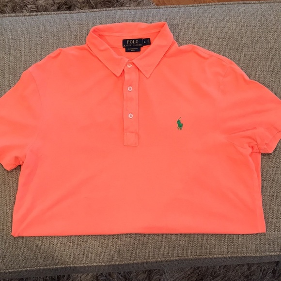 Polo Ralph Lauren Other - Polo Ralph Lauren Shirt Neon Orange Men’s Large